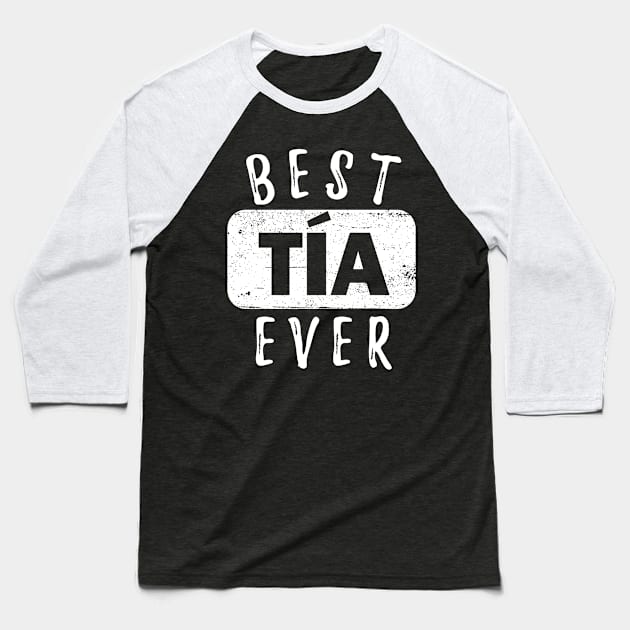 Best TIA Ever - white letter design Baseball T-Shirt by verde